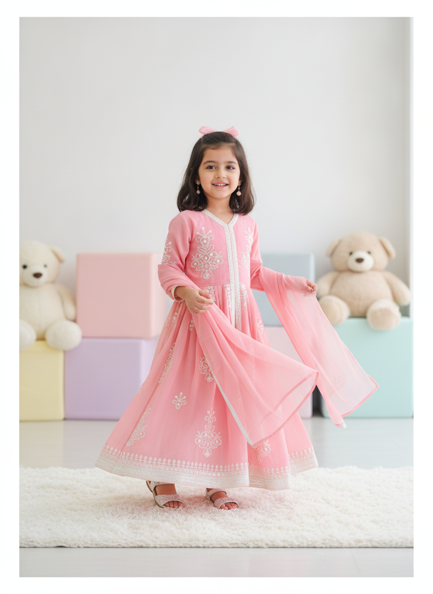 GIRLS CHURIDHAR (3PC)